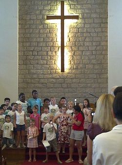 Kids as vbs choir - aug 2011