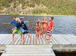 Kids on dock - jul 2012