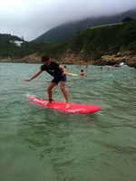 Seb - surfing 1 may 2013