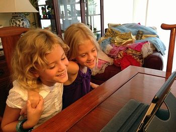 Sela and carys - skype - aug 2013