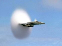Jet sound barrier